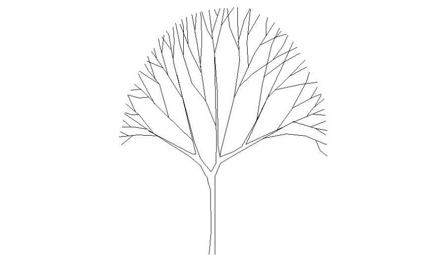 Drawing of landscaping units 2d view in autocad software