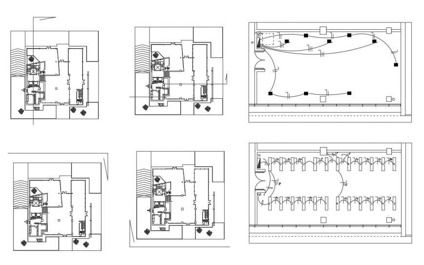 Drawing of office project 2d details AutoCAD file