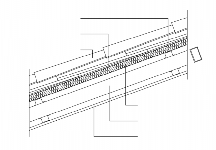 drawing of roof detail autocad file