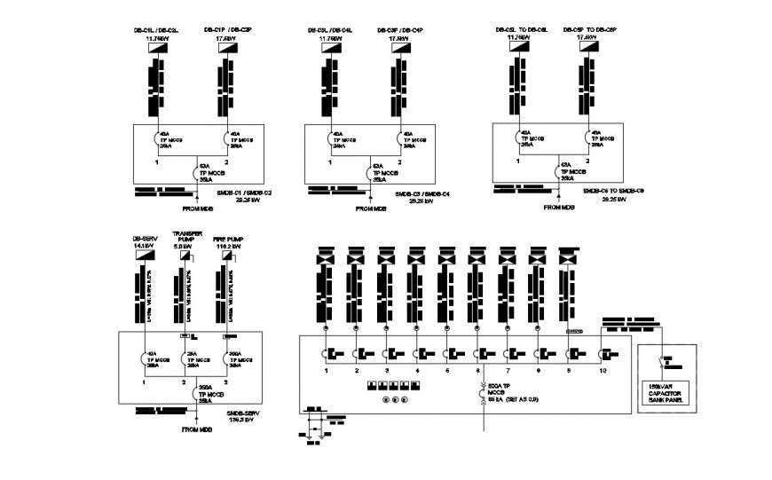 Drawings of circuits diagram 2d view dwg file