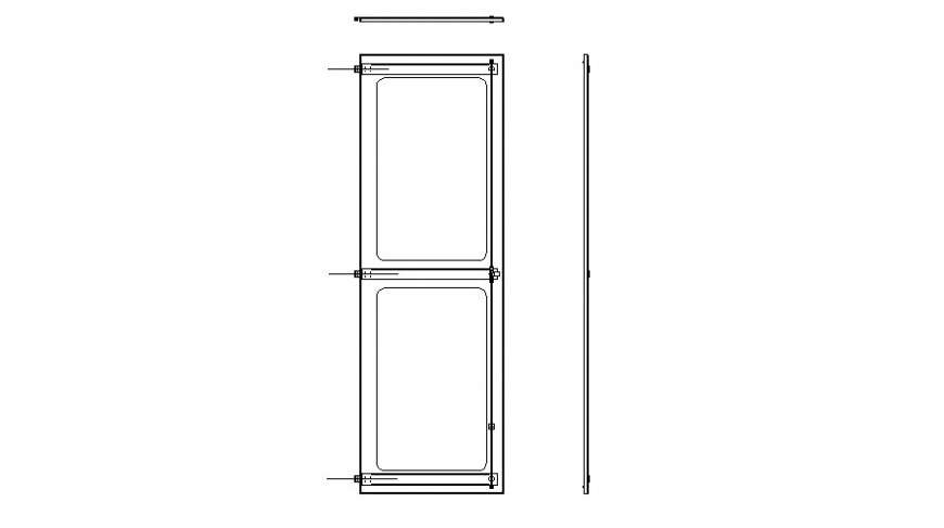 Drawings 2d view of door blocks elevation autocad file