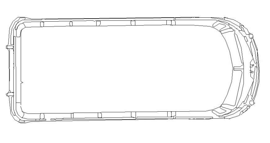 Drawings details of vehicle block 2d view elevation autocad file