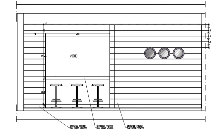 Drawings of dining area 2d view layout autocad file