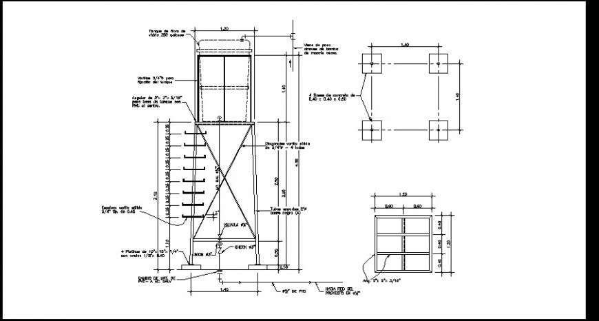 Ducting top view plan detail
