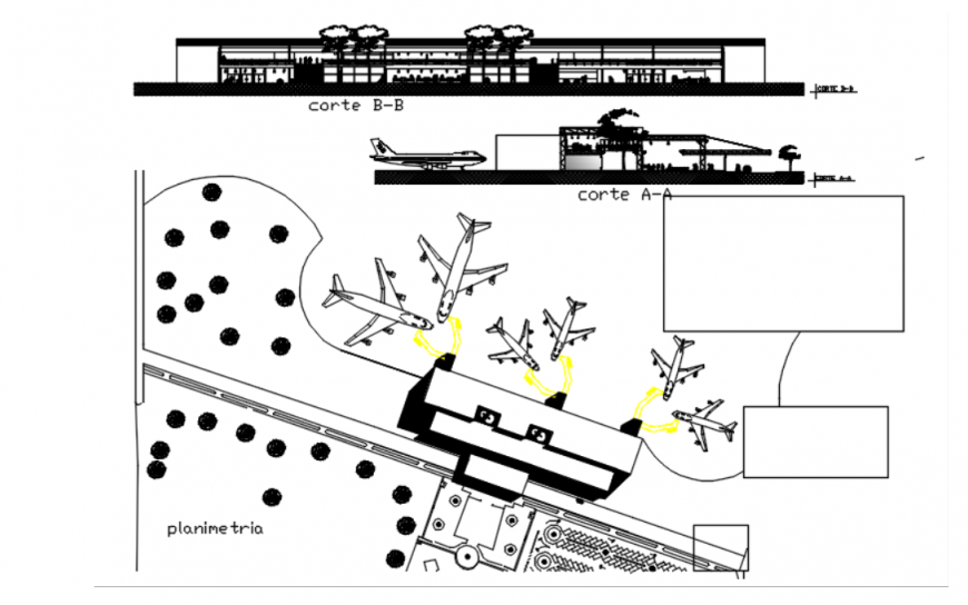 Dwg file of airport details