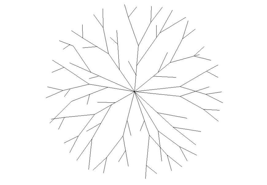 Dwg file of tree 2d model