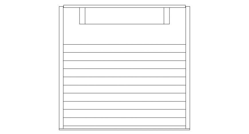 Dynamic wardrobe hanger elevation block cad drawing details dwg file
