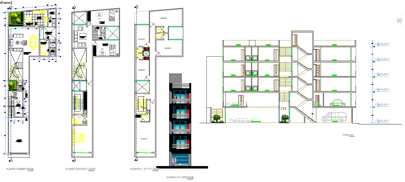 High rise office building