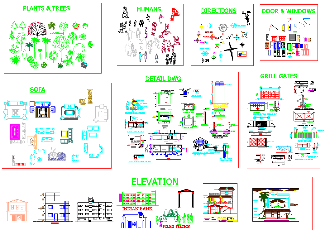 Free CAD Blocks for Architecture and Engineering