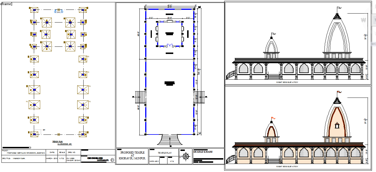 Temple Plan Detail