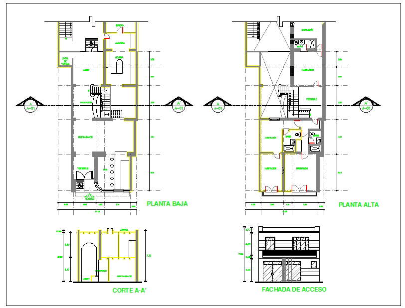 Restaurant design plan