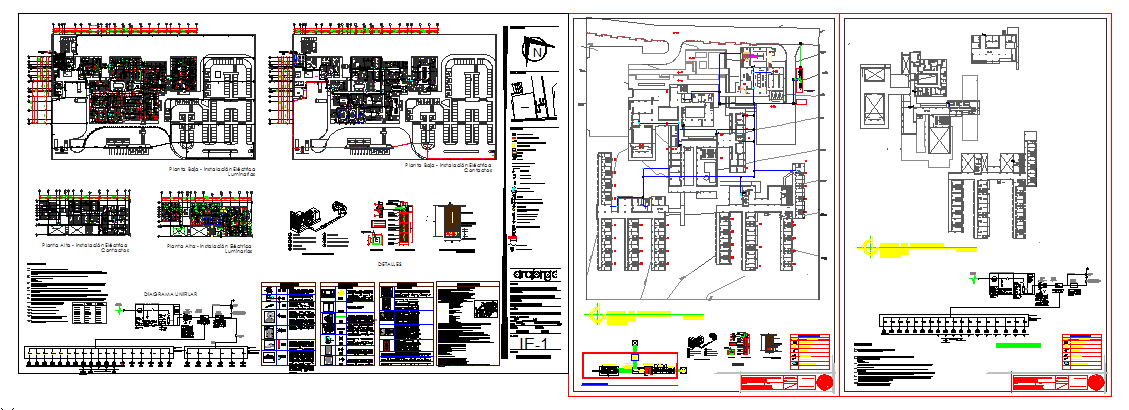 Hospital Electrical installations detail