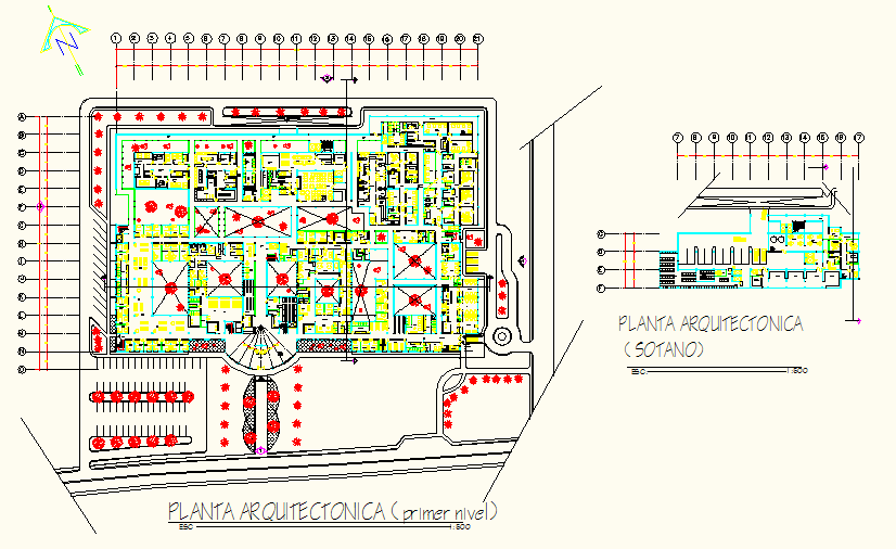 Hospital Lay-out plan