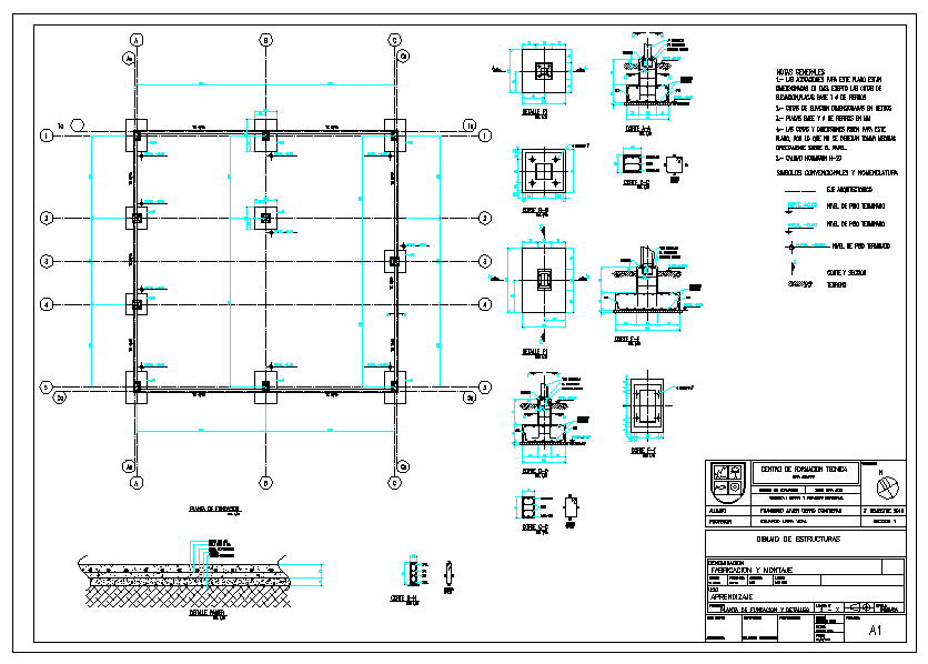 Foundation plan