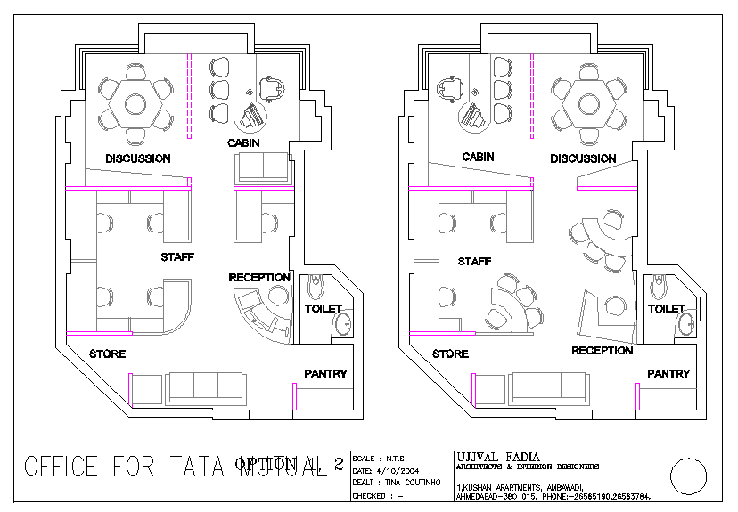 interior Office LAy-out