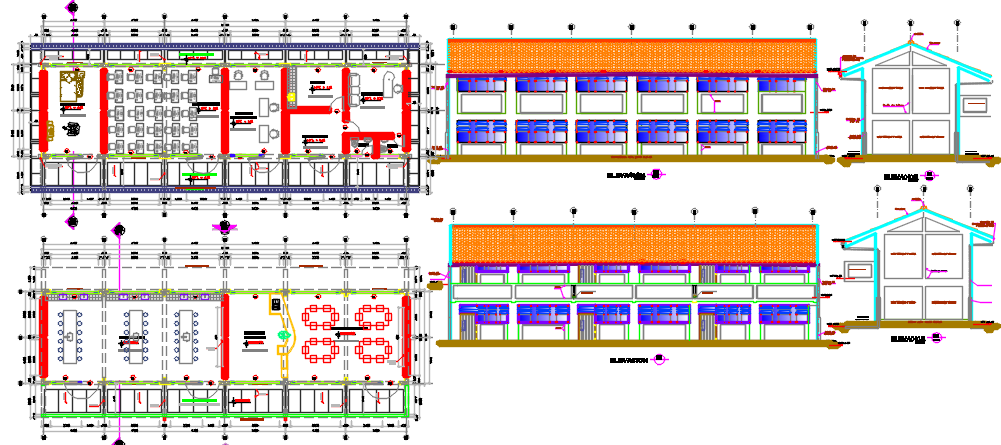 education center dwg file