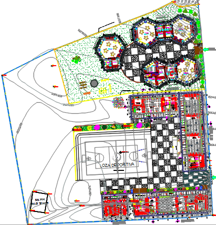 education center dwg file
