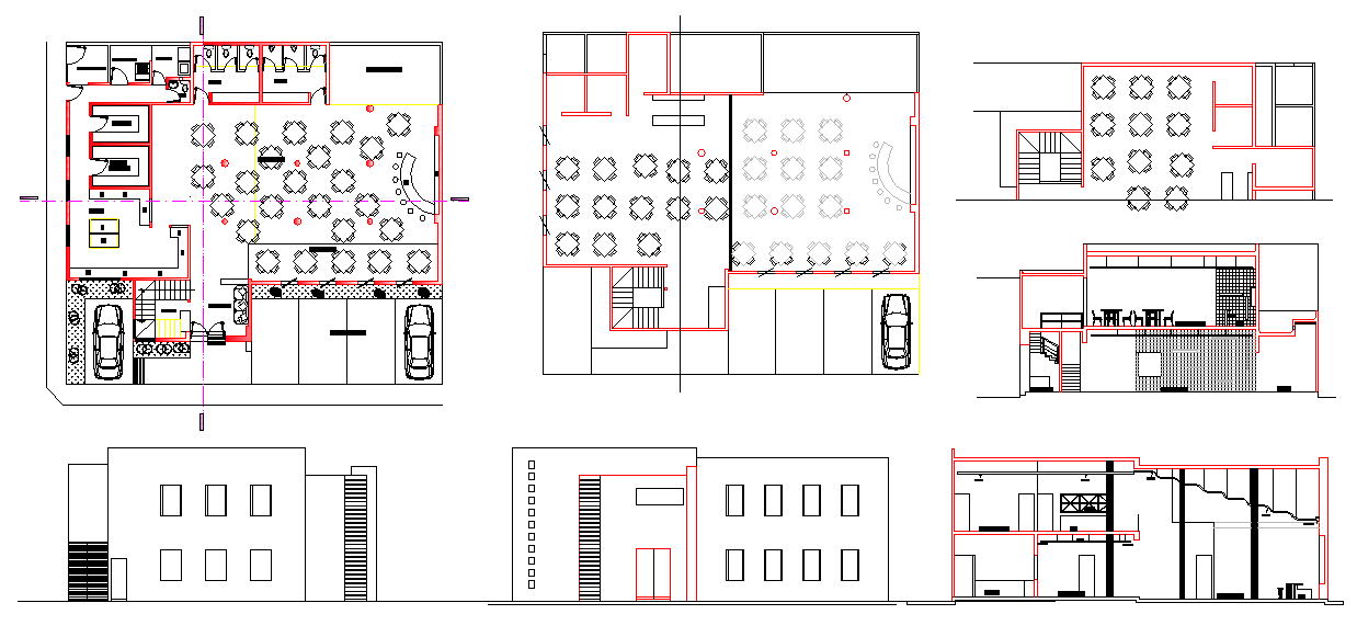 Restaurant plan design