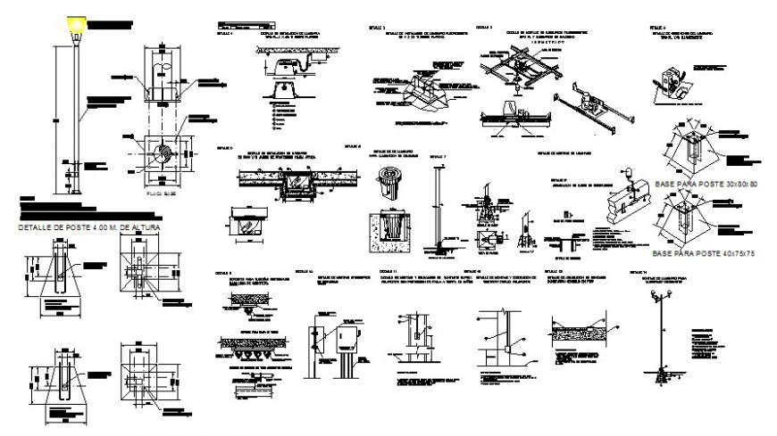 Electrical automation block layout autocad