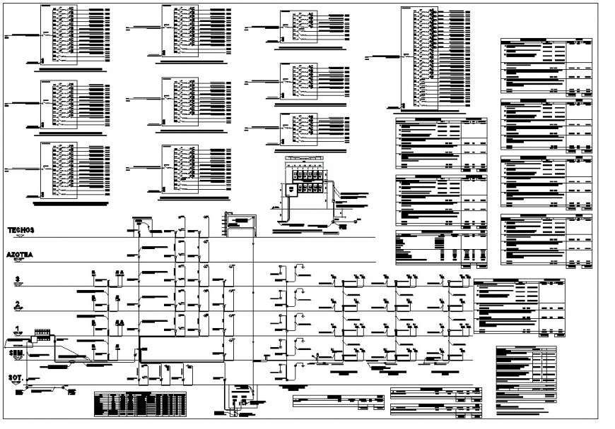 Electrical circuit plan detail autocad file