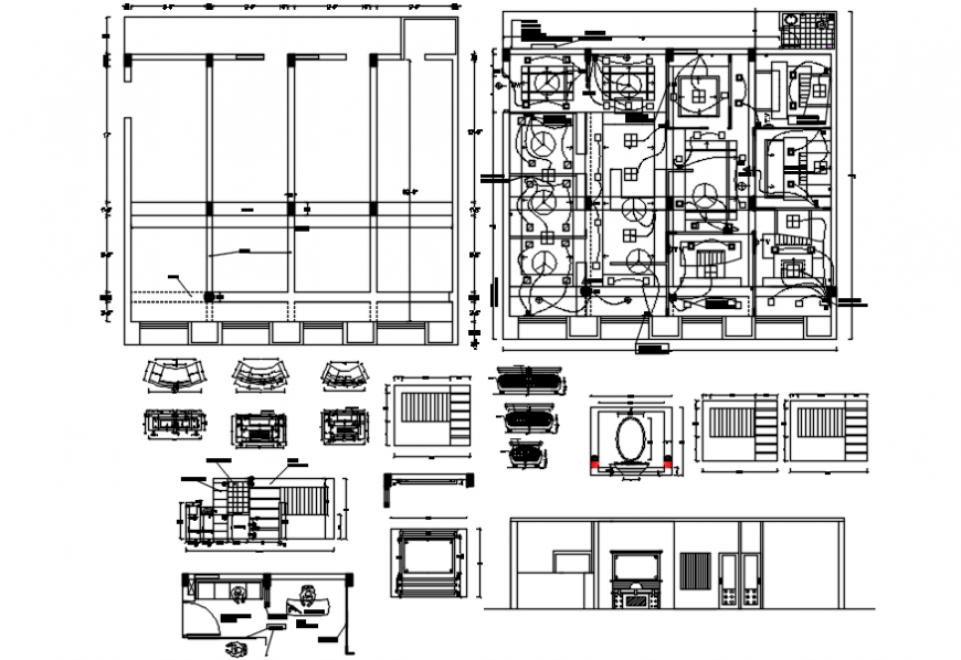 Electrical layout plan of office project