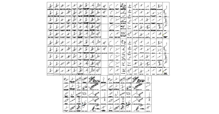 Electrical symbols detail drawing in dwg AutoCAD file.