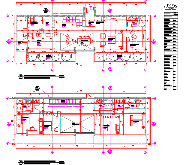 elevation detail of penthouse