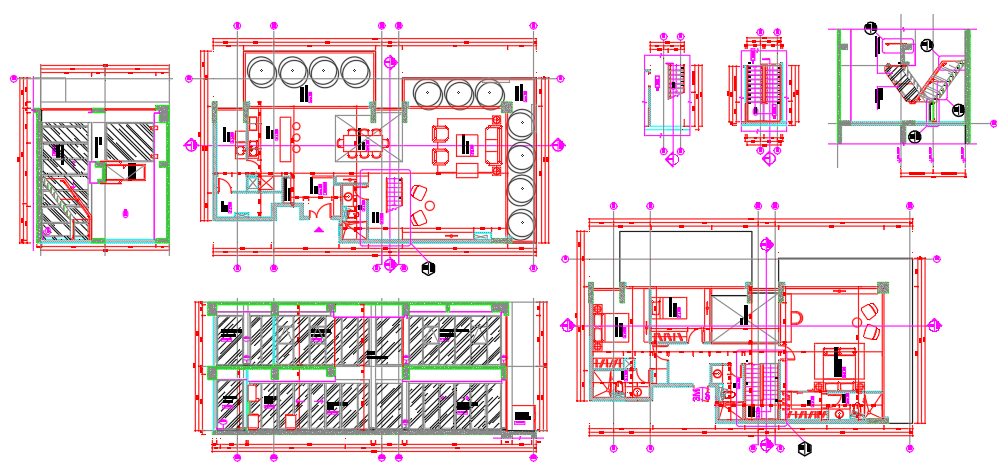elevation detail of penthouse