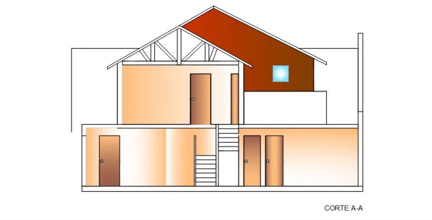 Entrance front design model of house