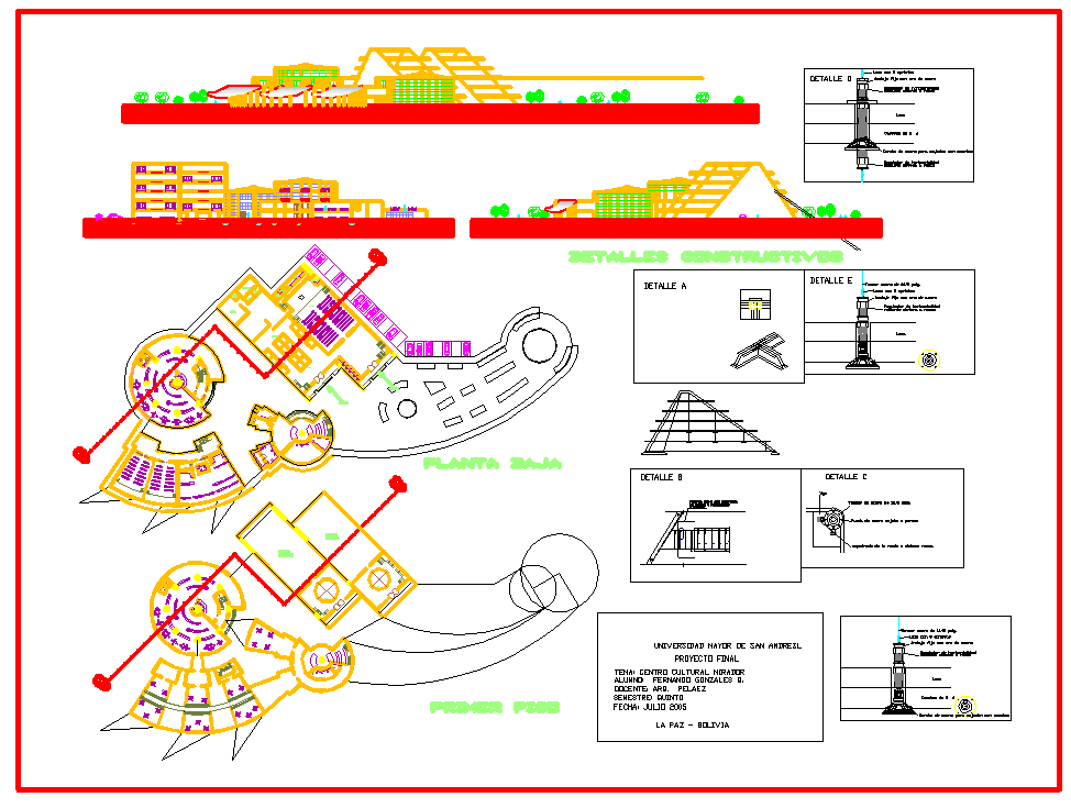 Culture center plan