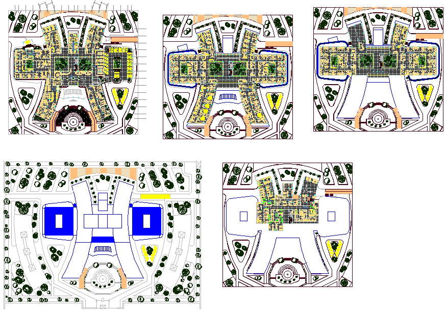 Modern Hospital Detail plan