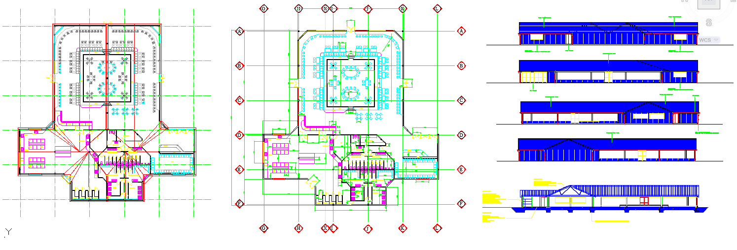 Modern Restaurant plan design