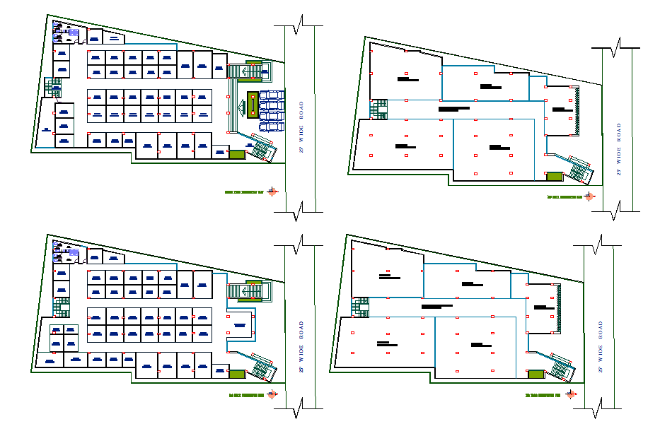 Commercial centre Lay-out
