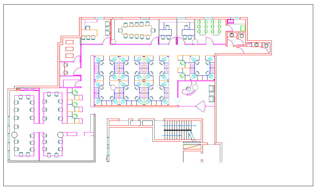 Office furniture detail