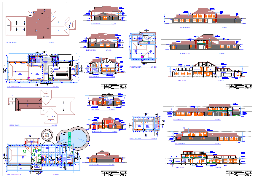 Modern Villas design plan