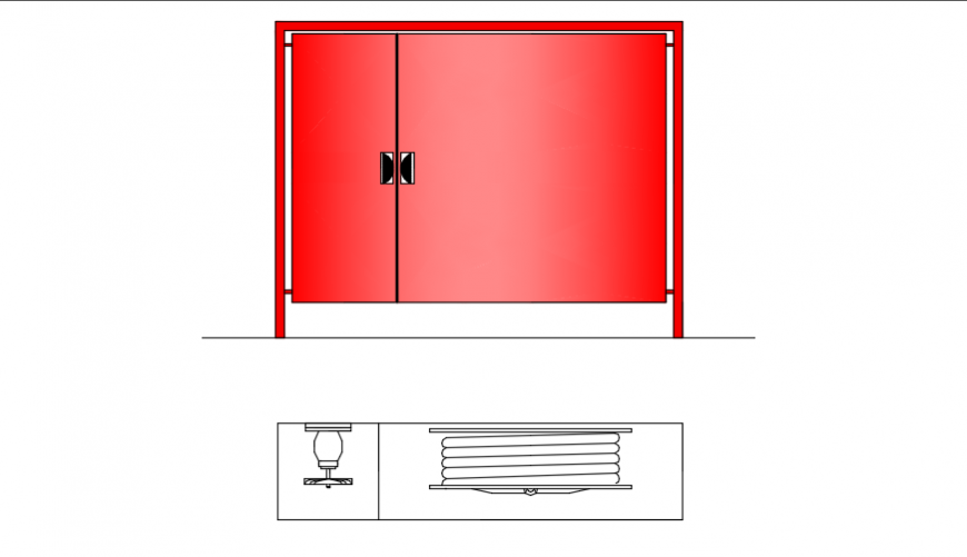 Fire hose cabinet