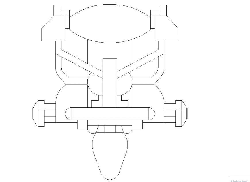 Flat bench mahcine detail 2d view CAD gym equipment block  layout autocad file