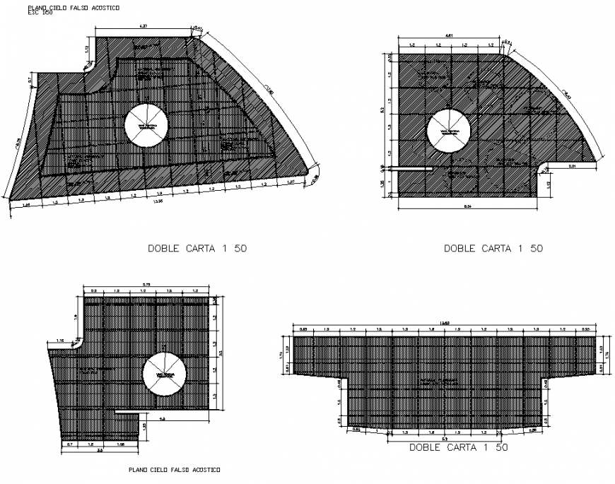 Flat sky false planning autocad file