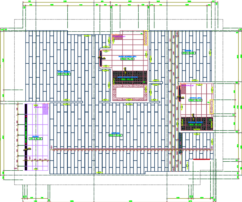 flooring layout plan dwg file