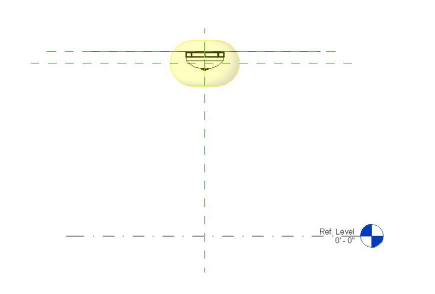 Flush-mount structure detail CAD structural blocks layout Revit file