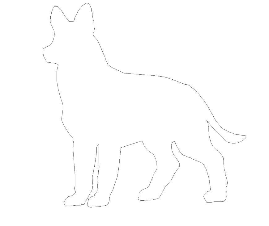 Fox side elevation dwg file