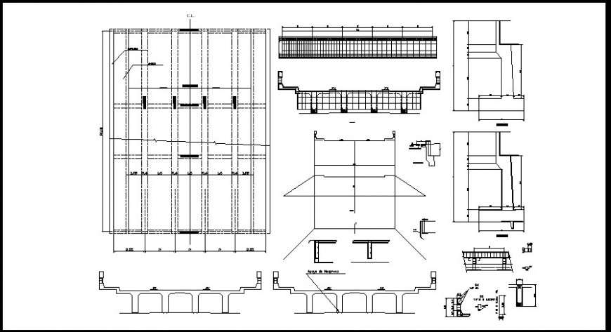 Front construction wall section