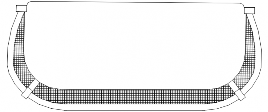 Furniture block cad drawing