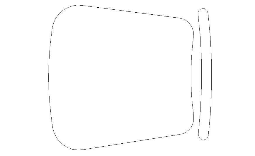 Furniture blocks of chair detail elevation autocad file