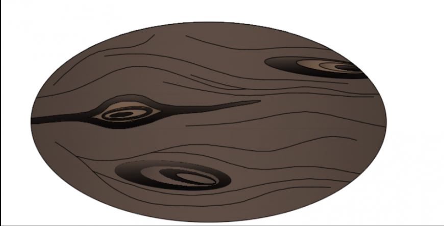 Coffee Table Furniture CAD Layout Design in AutoCAD Format