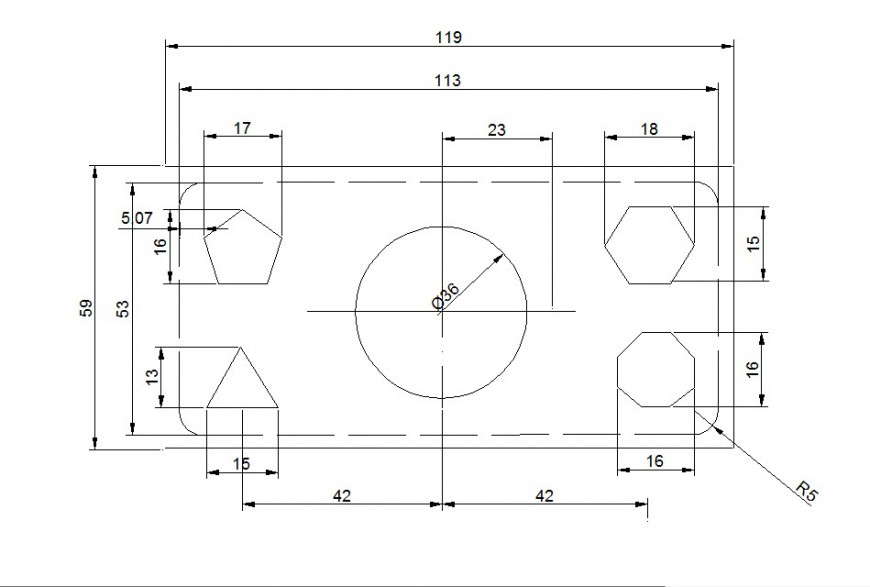 Geometrical shapes 2d detail .