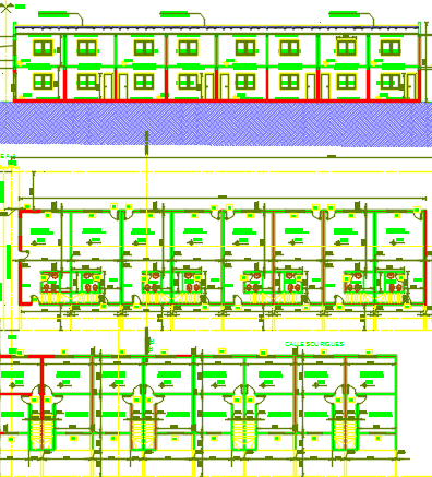 group rehabilitation unit dwg file
