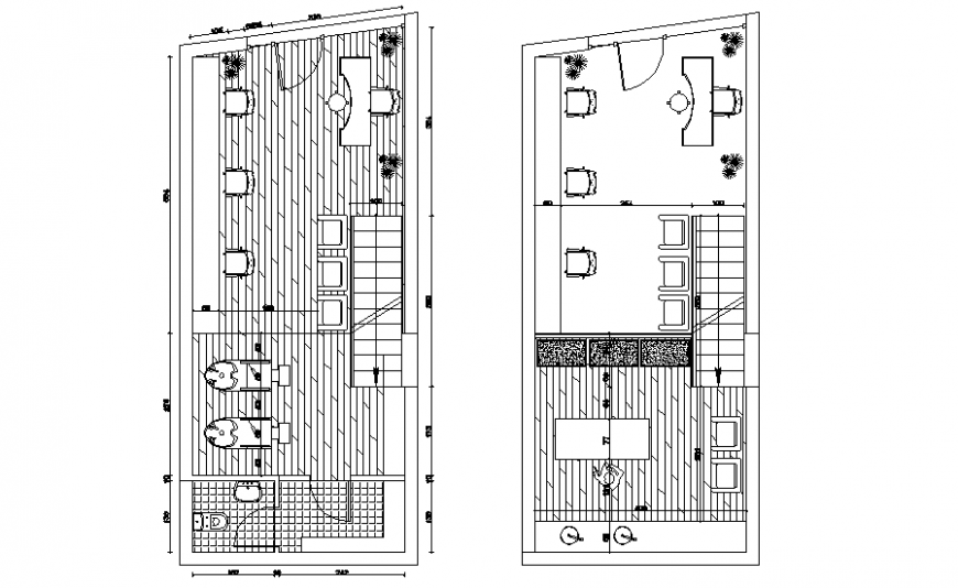 Hair salon design plan