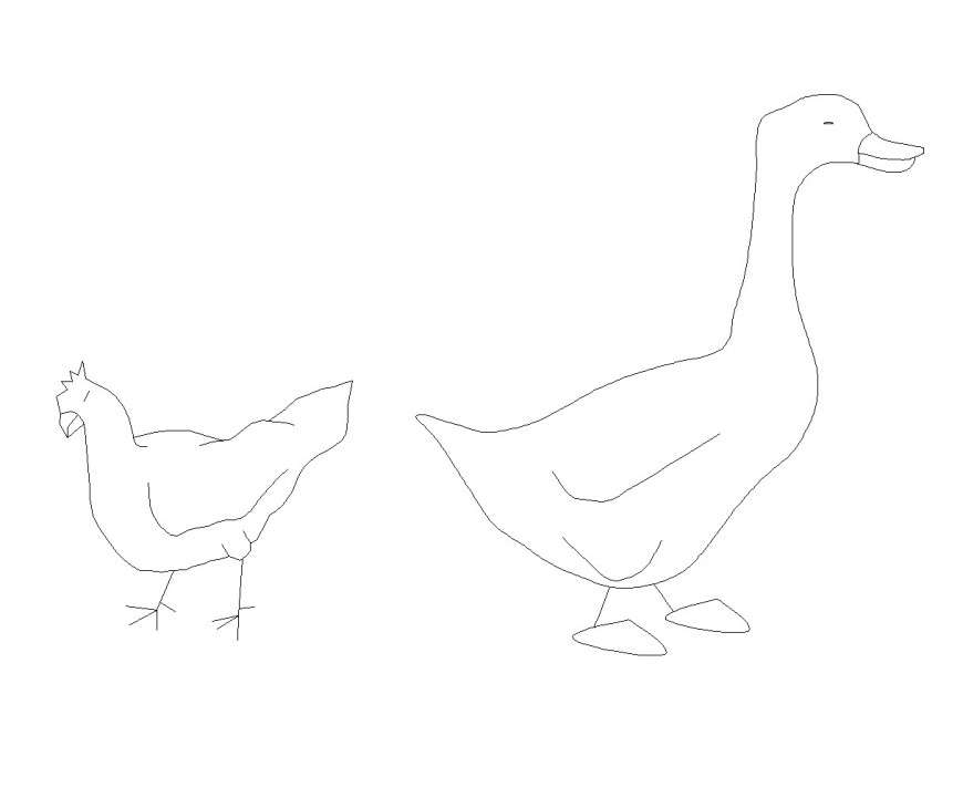 Hen plan layout file