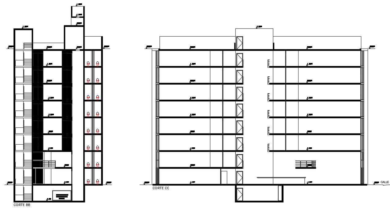 high rise building floor plan